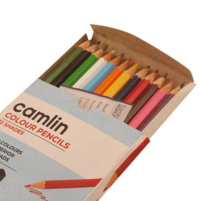  CAMLIN COLOUR PENCIL SMALL-12 VA 