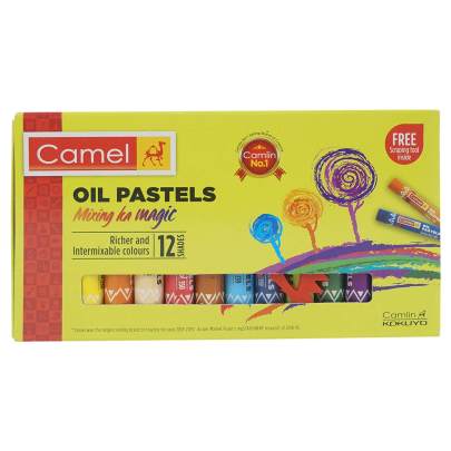 Camlin Oil Pastel - 12 S BOX PACKING 