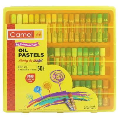 Camlin Oil Pastel - 50 S PLASTIC PACKING 